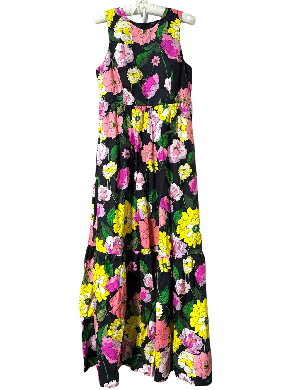Johnny Was Cassia Sleeveless Floral Maxi Dress Size Small